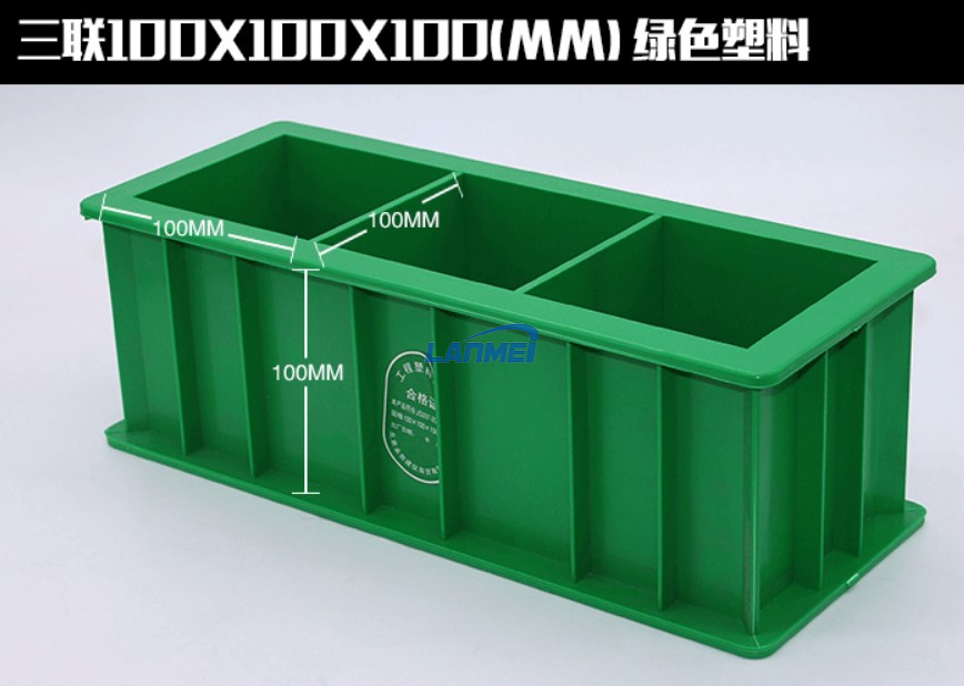 Betong cement mörTel form ABS plast tre gäng kub form
