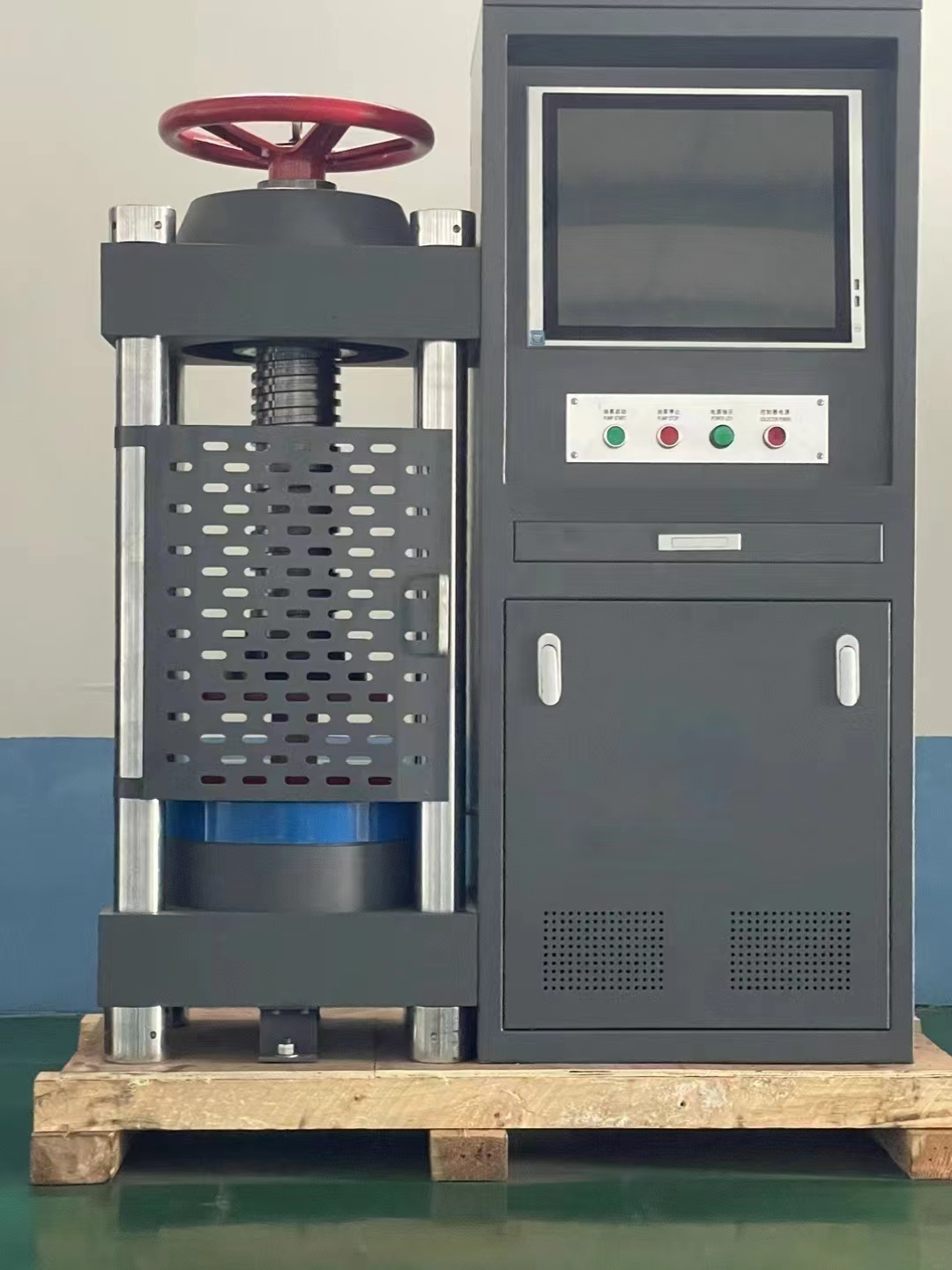 2000KN Automatiskt Dator Betong Kompression Testmaskin