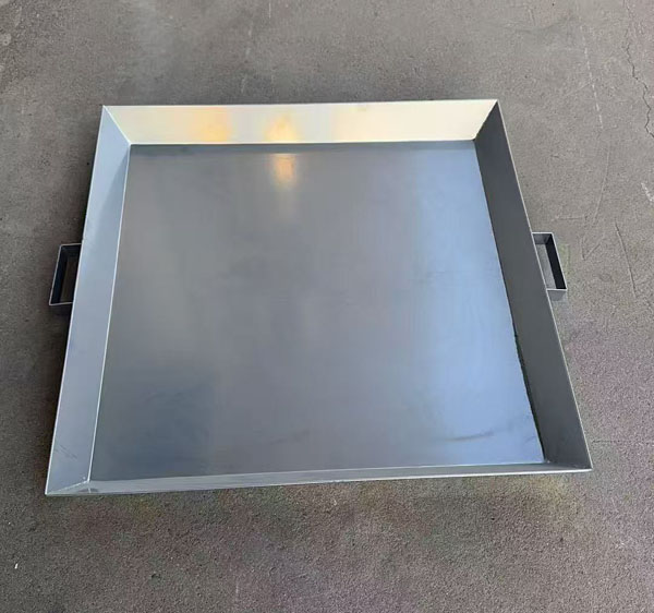 Cement Betong Slump Cone Tray 500 * 500mm