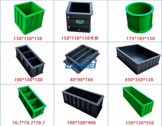 Plastkubform för betong