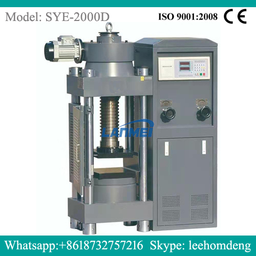 2000KN Betongtryckprovningsmaskin