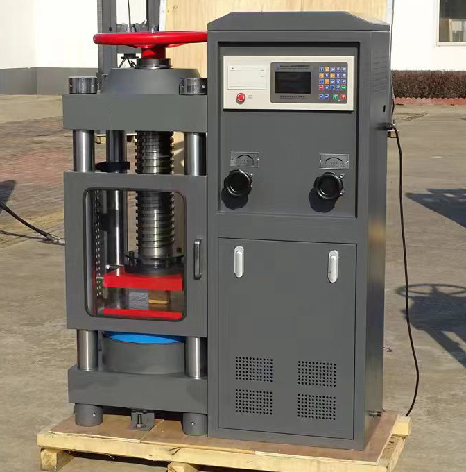Digital disSpelaed betong kompression testmaskin