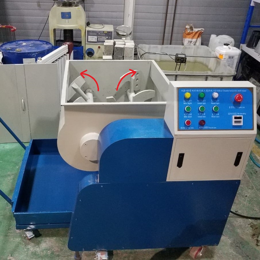 60L Laboratorium Mini Betongblandare