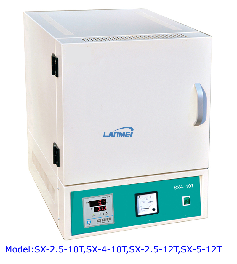Laboratorium 1200 C Box Typ Integrerad Muffle Ugn