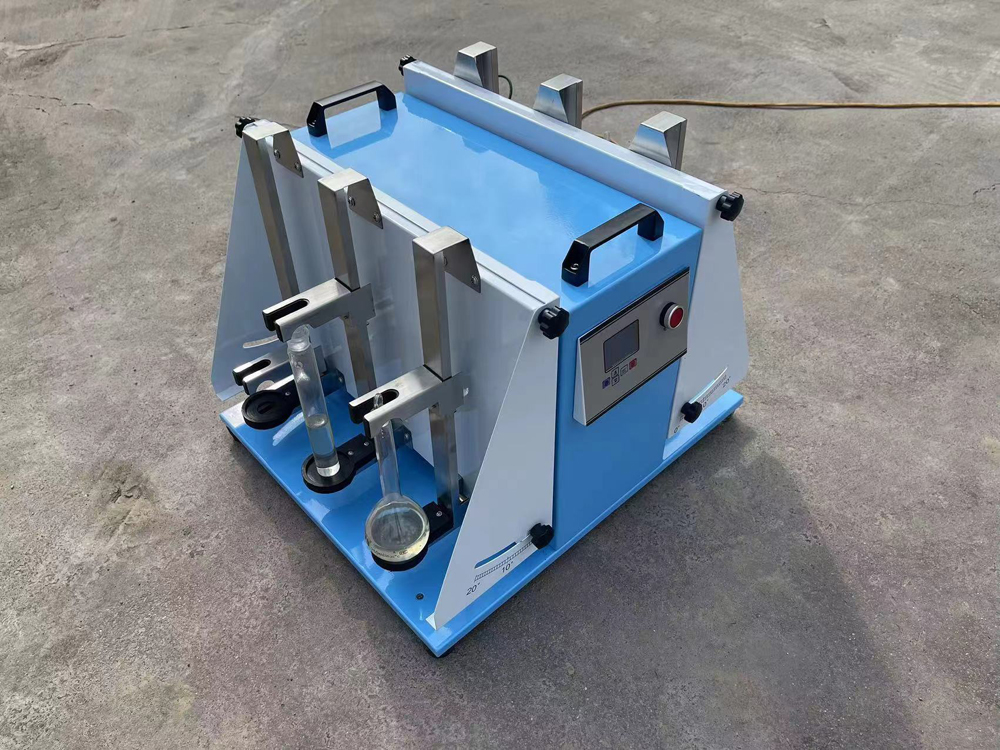 Laboratoriekemisk flytande vertikal skakare Separator Trakt Shaker