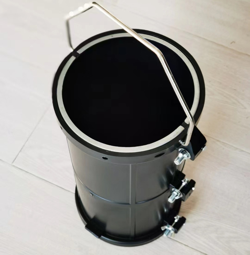 Plast stål cylinderform för betong Dia.100 * 200mm Dia.150 * 300mm