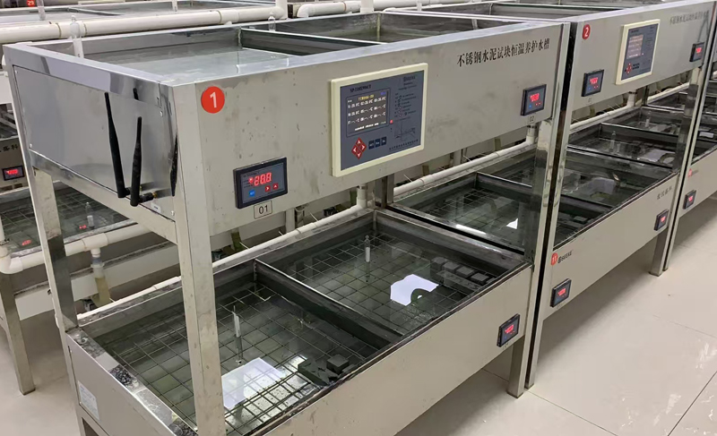 laboratorium rostfritt stål cementhärdning vattenbad tank