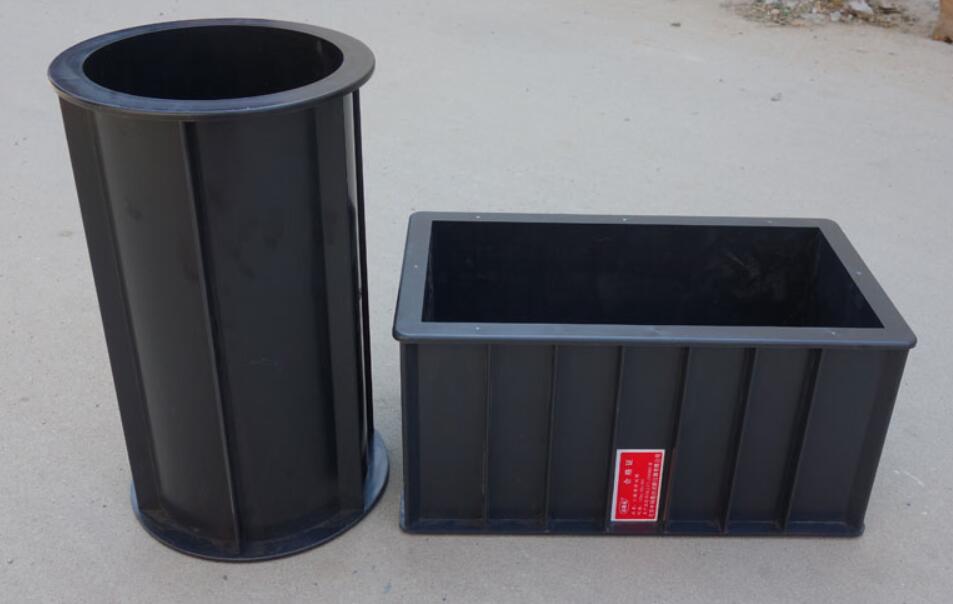 Plastkubform för Mading betongprov