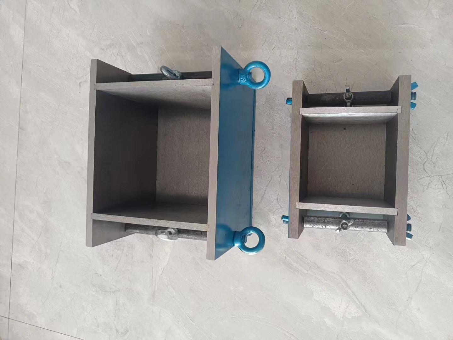 Hög styrka 150X150mm 70X70mm cementmörTel kub form