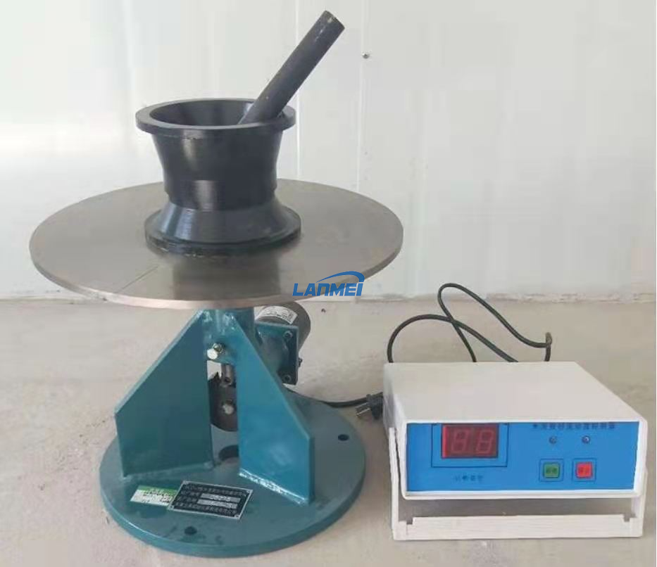 Cement mortar konsistens test flöde tabell testmaskin,Cement vibration mätare