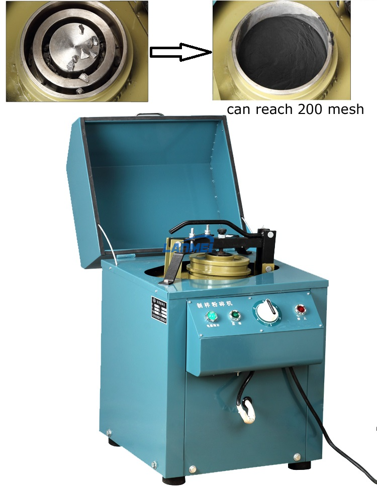 200mesh pulver slipning Lab skiva Mill prov pulverisator maskin