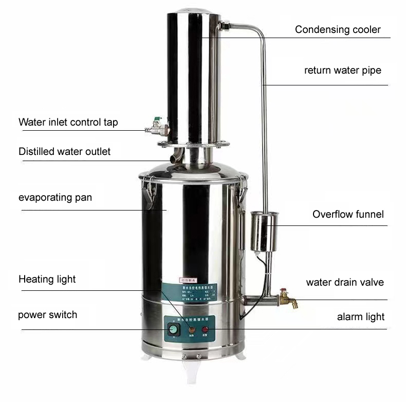 Auto Control Electric Weating Water Distiller