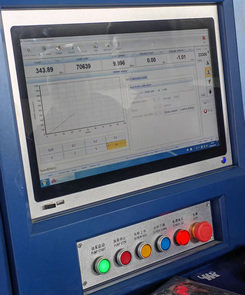 Hydraulisk universell testmaskin