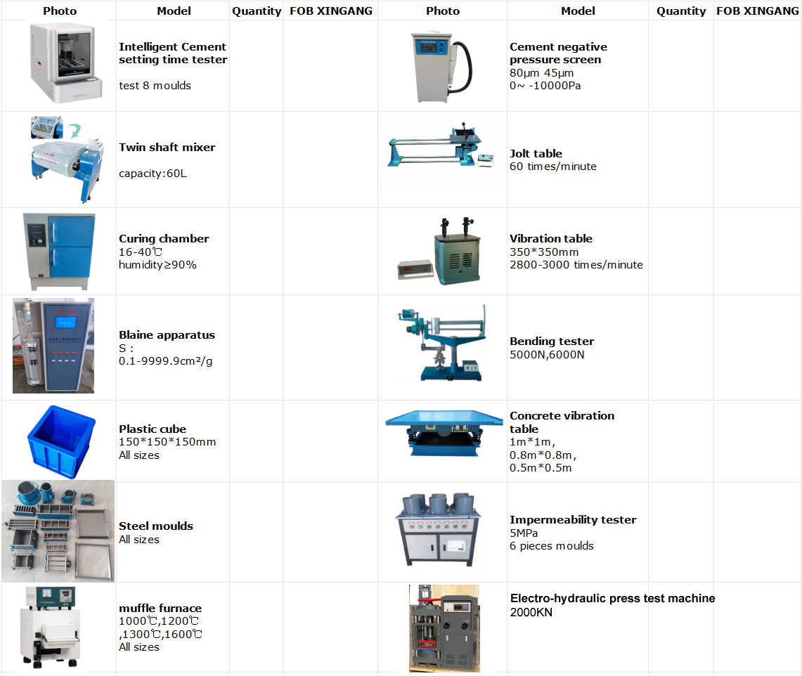 cementbetonglaboratorieinstrument